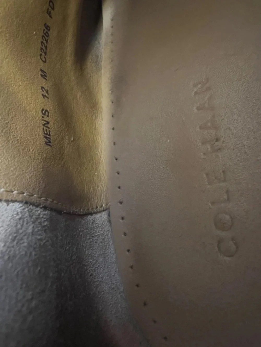 Cole Haan Original Grand Wingtip Oxford Brown Mens Leather Shoes Size 12